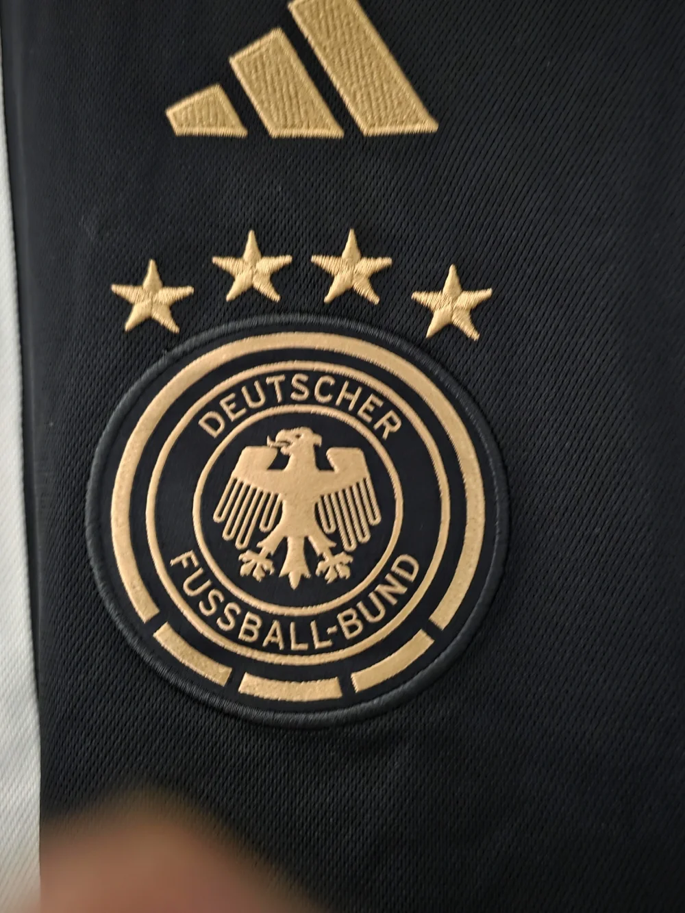 Adidas Men’s Germany National Team White & Black Soccer Jersey
